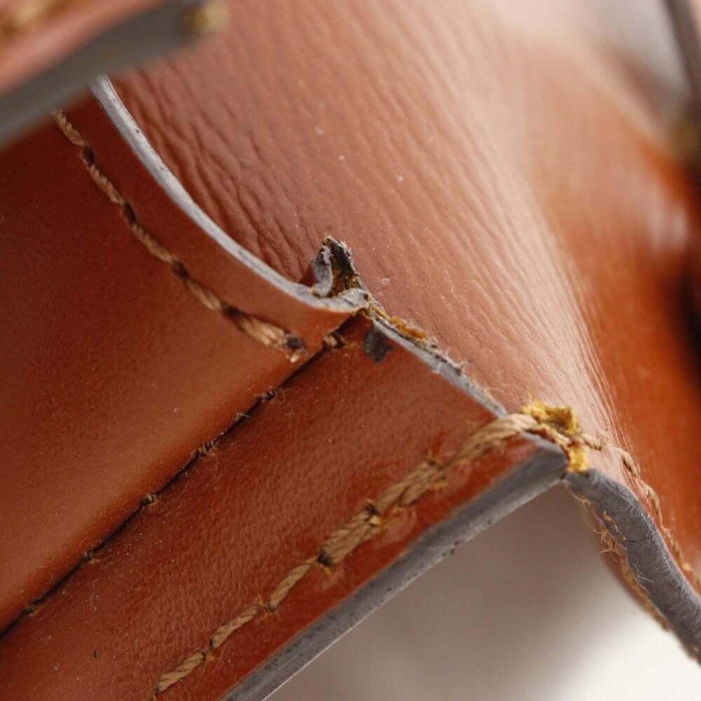 LOUIS VUITTON Authentic Brown Leather Shoulder Bag - Picture 11 of 13